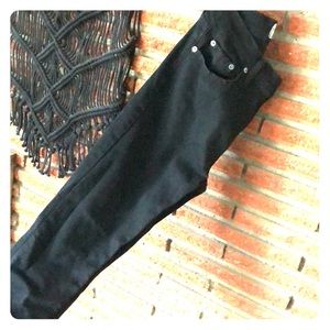 Hi-Rise Free People Black skinny jeans